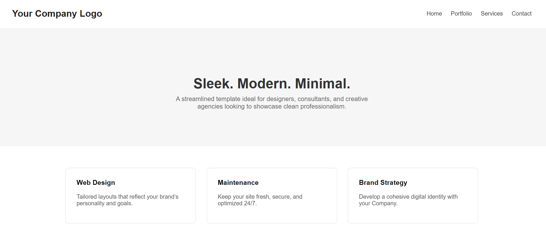 Clean & Minimal 2